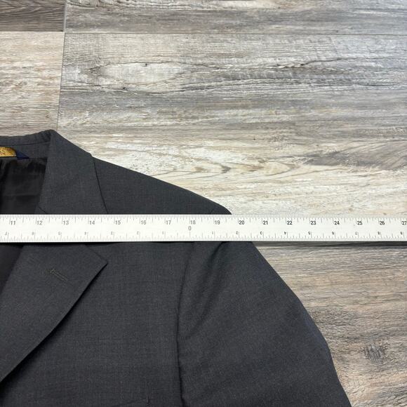 Brooks Brothers 346 Explorer Gray Mens 40 SH Wool Blend Sport Coat Blazer Jacket - Picture 9 of 12